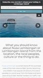 Mobile Screenshot of lembonganisland.com